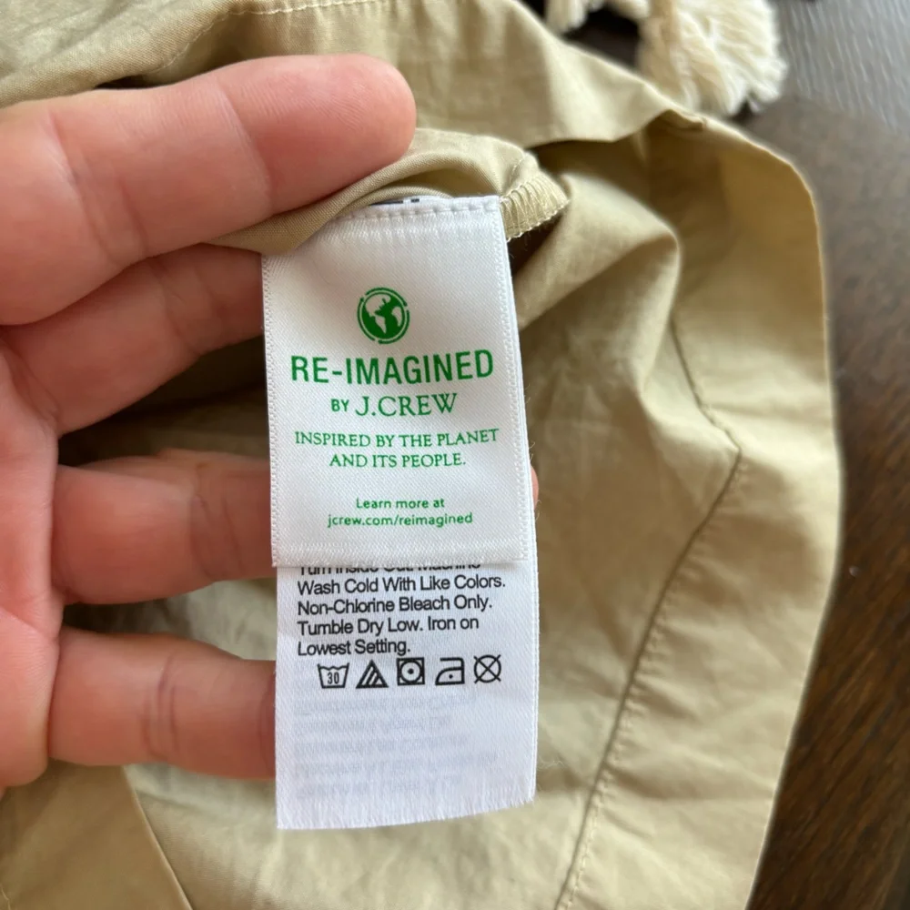 Reimagined by‎ J.Crew. Size extra small peasant shirt. Cotton. New without tags.